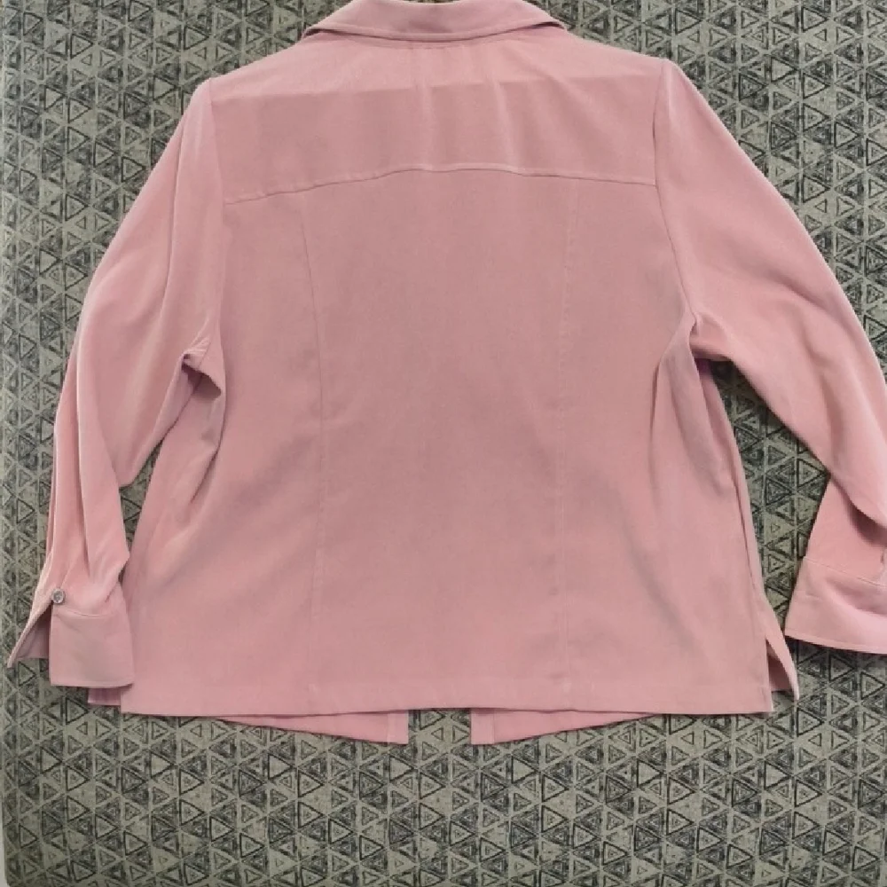 Pink Button-Up Blouse - Picture 6 of 6